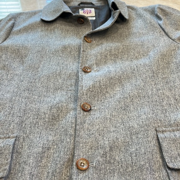 Scott James Heathered Wool Lightweight Car Coat | Men’s L (Oversized Fit) - Picture 4 of 16